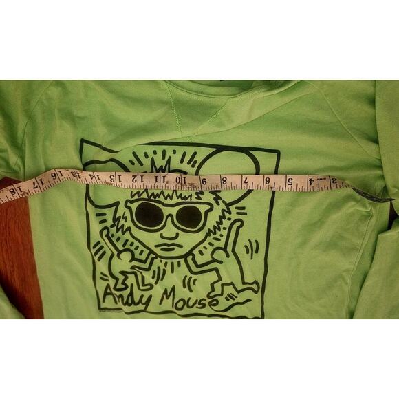 🌈 Vintage Authentic Keith Haring Andy Warhol Pop Art Andy Mouse Shirt Rare!! - Picture 14 of 14